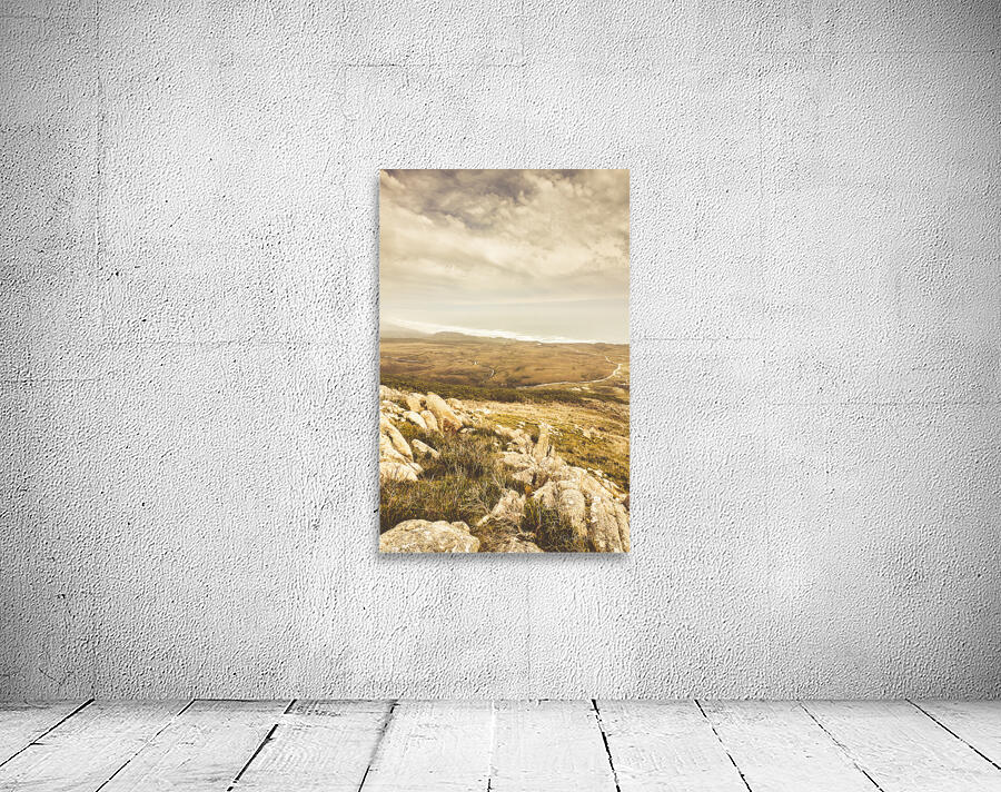 Muted mountain views Wall Preview