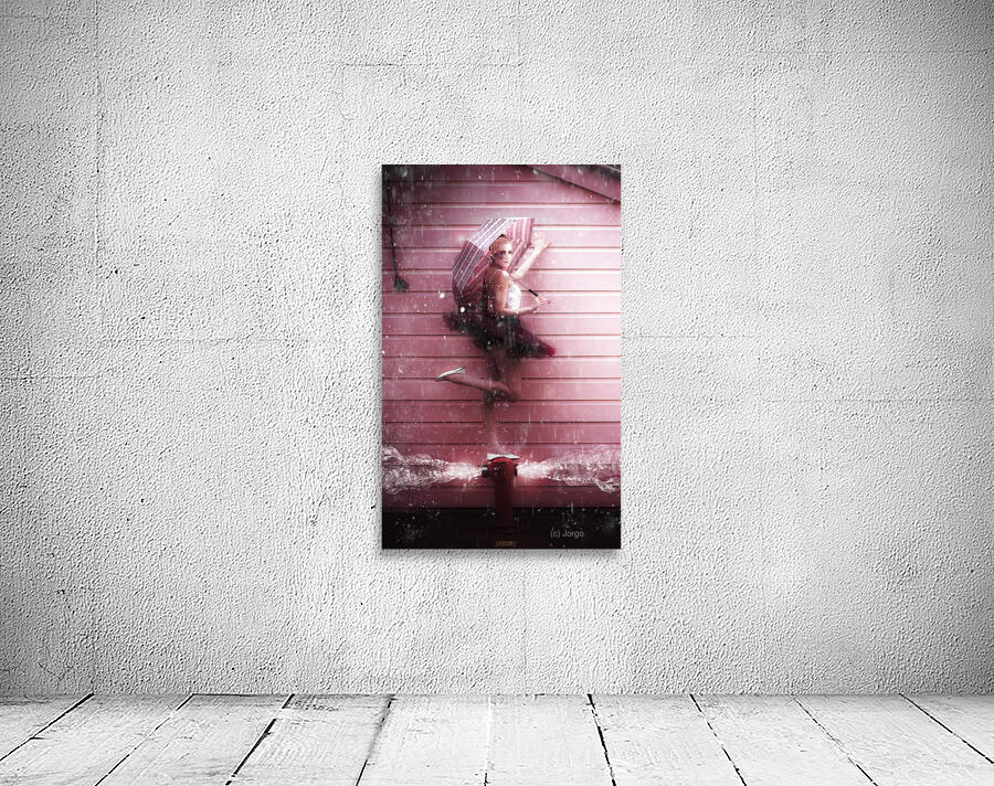 When life gives you rain make dance Wall Preview