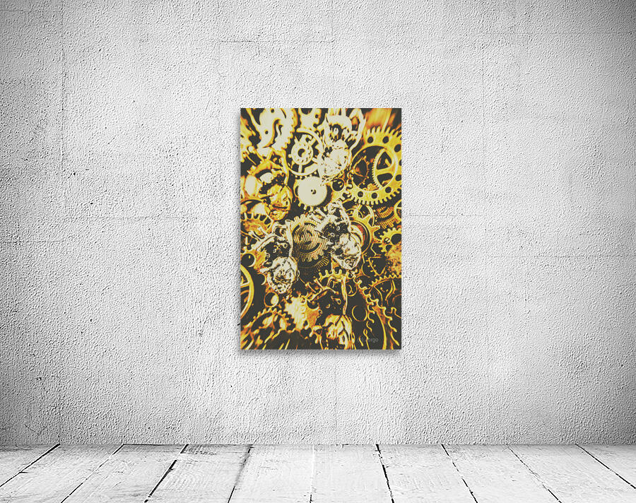 The steampunk heart design Wall Preview