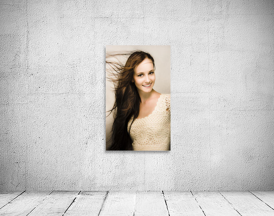 With The Wind In Her Hair Wall Preview