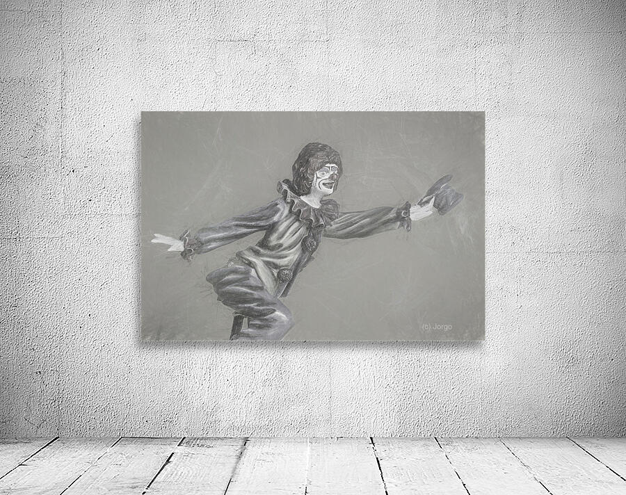 Sketchy the clown Wall Preview