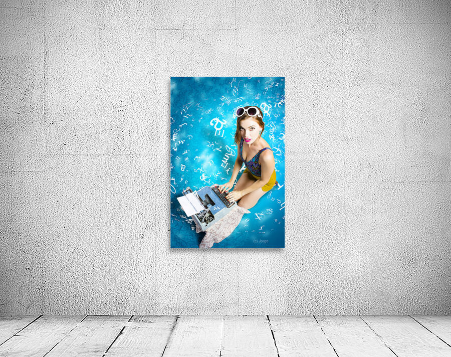 Creative pin up novelist Wall Preview