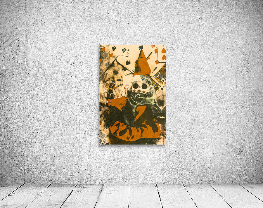 Spooky carnival clown doll Wall Preview