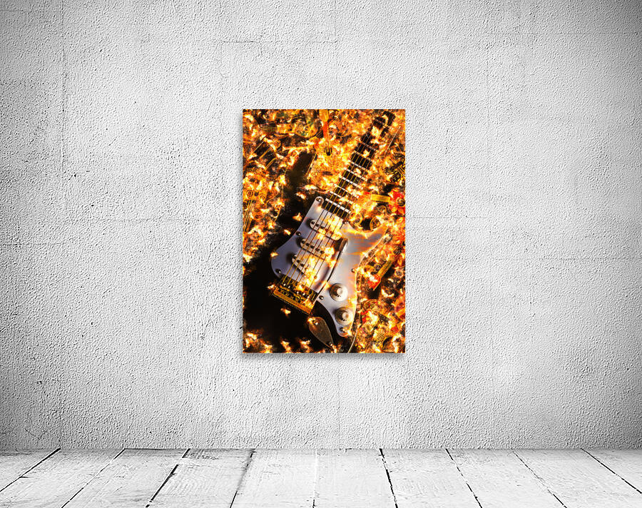 Guitar and grill Wall Preview