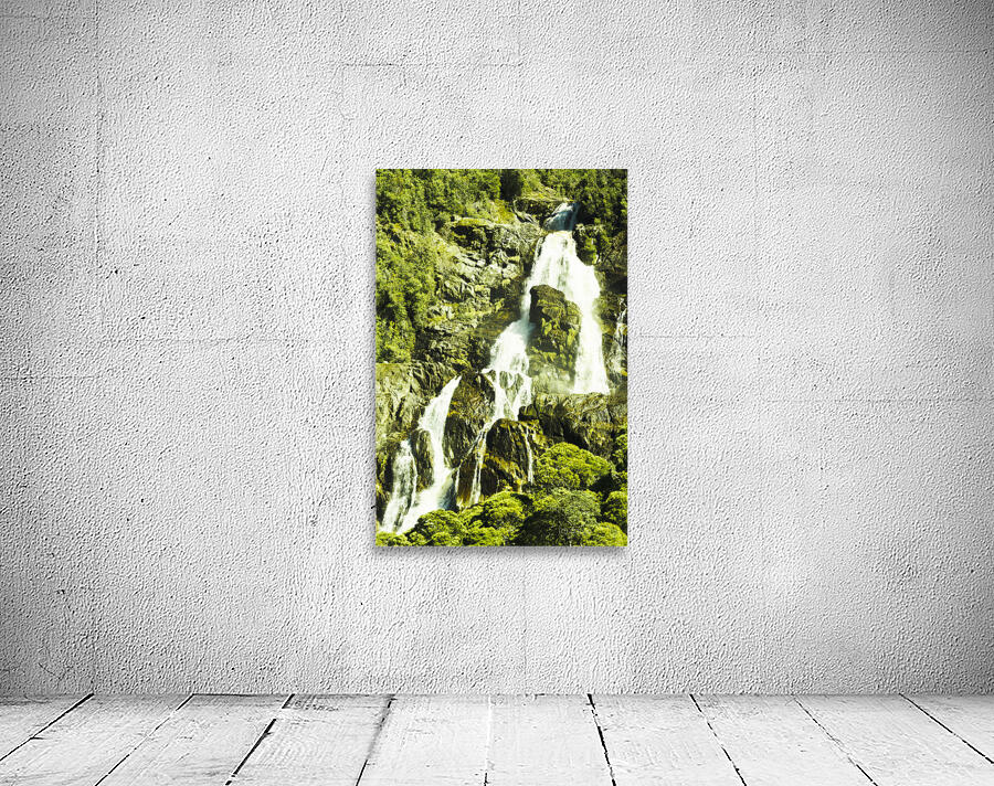 Rocky mountain waterfall Wall Preview