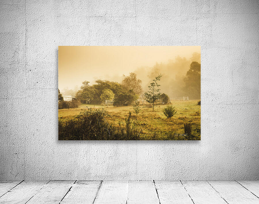 Quaint countryside scene of Glen Huon Wall Preview