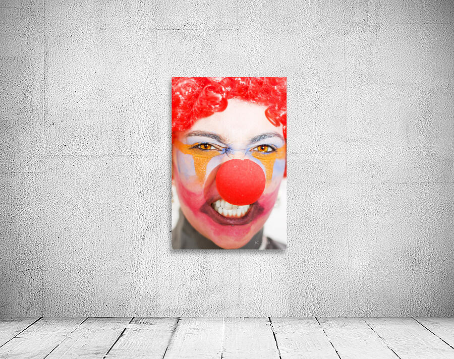 Red Clown Rage Wall Preview