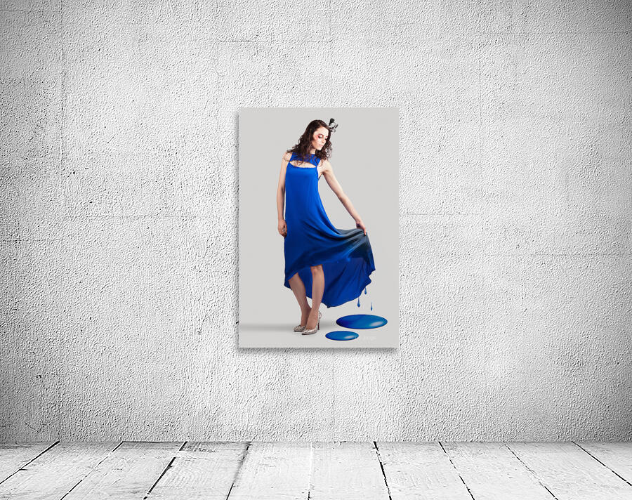 Beauty Portrait Depicting The Color Of Fashion Wall Preview