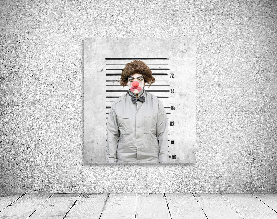 Clown Mug Shot Wall Preview