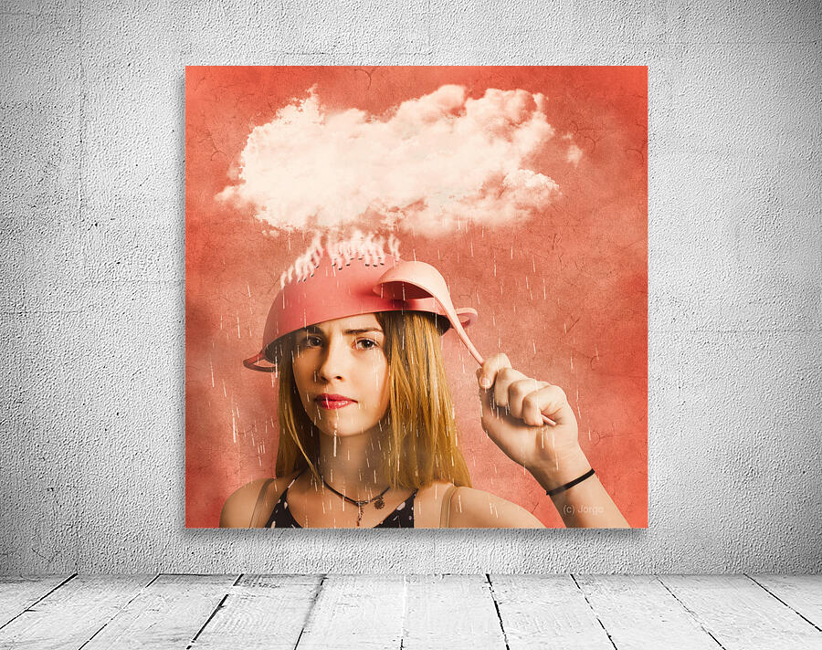 Thinking pinup baker Wall Preview