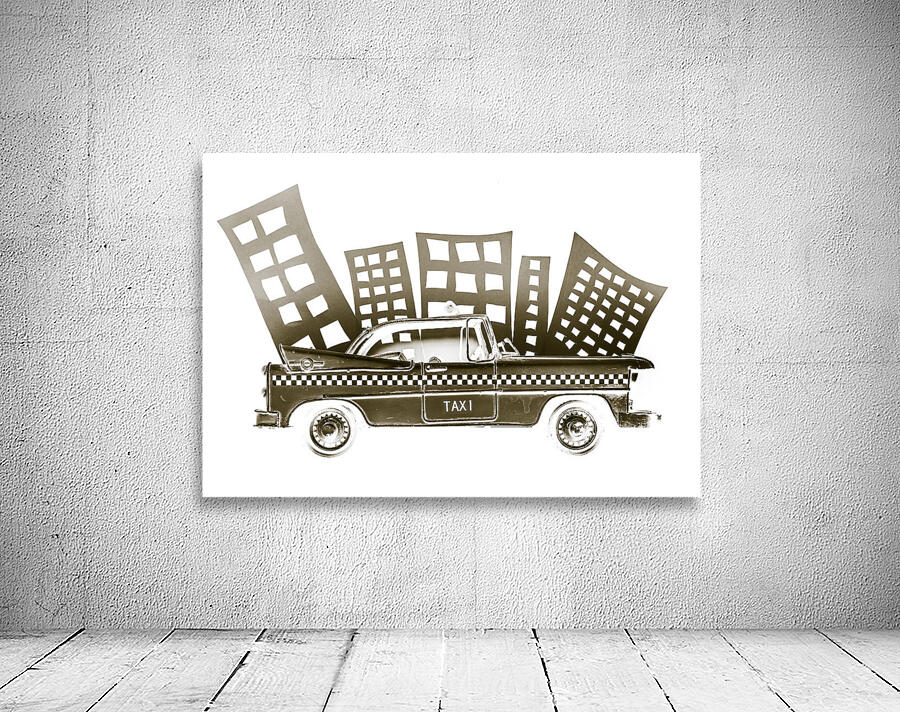 Taxicab town Wall Preview