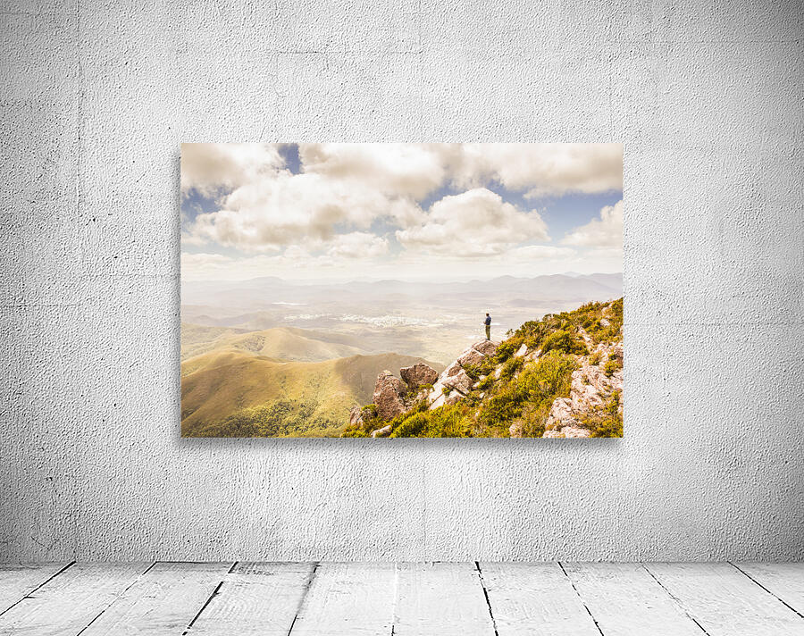 Scenic view of Mt Zeehan Tasmania Australia Wall Preview