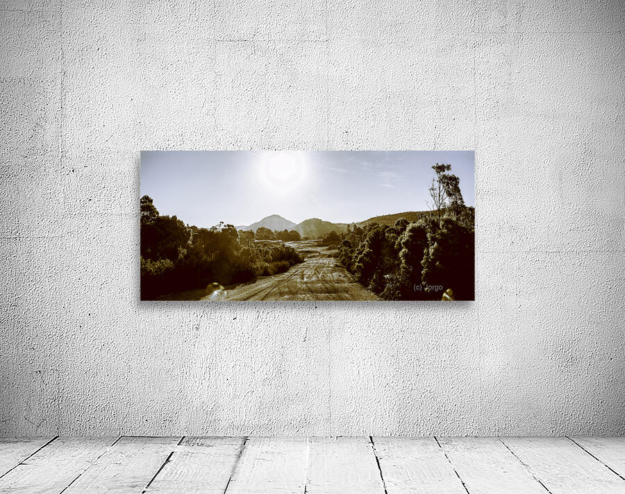 Sunset on rural Zeehan Wall Preview