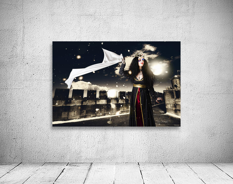 Fantasy princess awaiting prince charming rescue Wall Preview