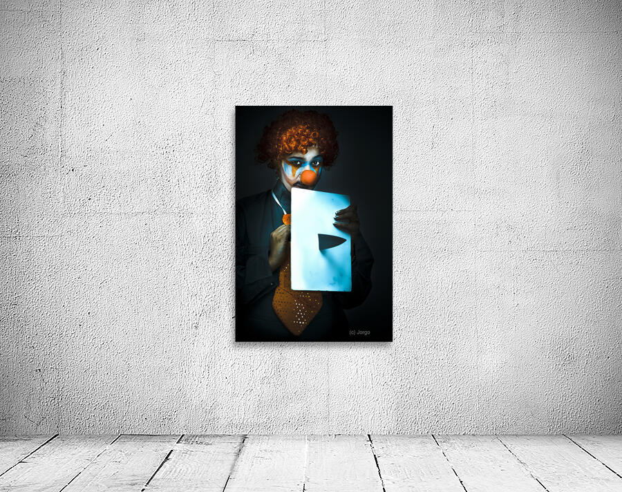 Disturbed Clown With Knife Wall Preview