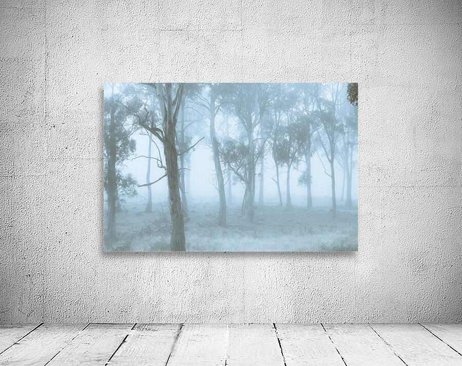 Wild blue woodland Wall Preview