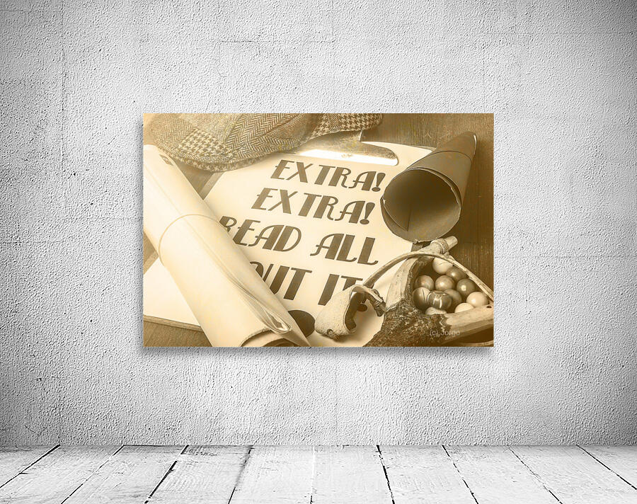 Extra extra read all about it Wall Preview