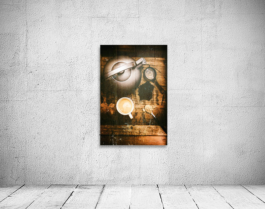 Vintage tea crate cafe art Wall Preview