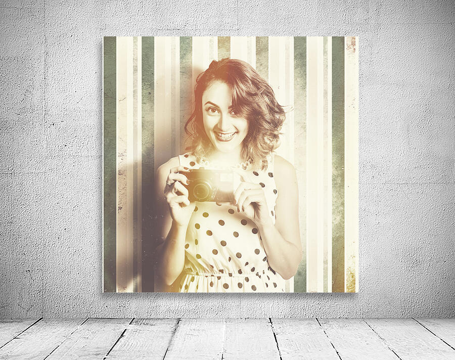 Female pinup photographer Wall Preview