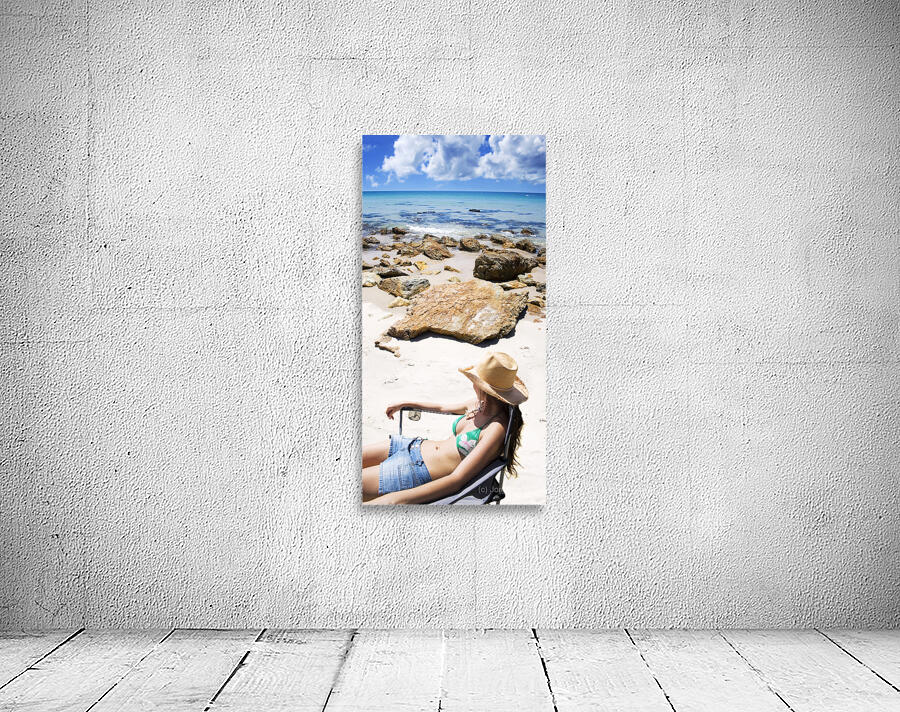 Beach Woman Wall Preview