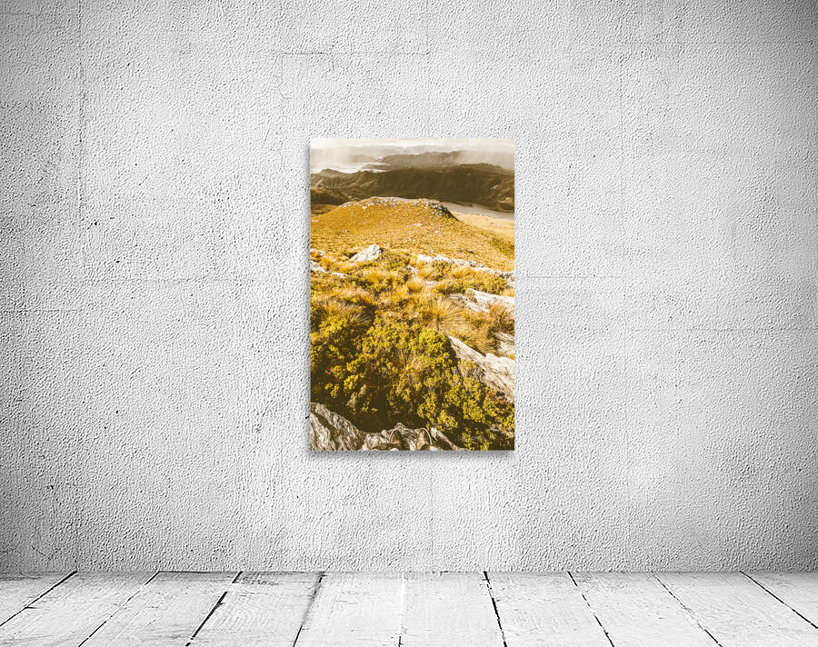 Rustic mountain terrain Wall Preview