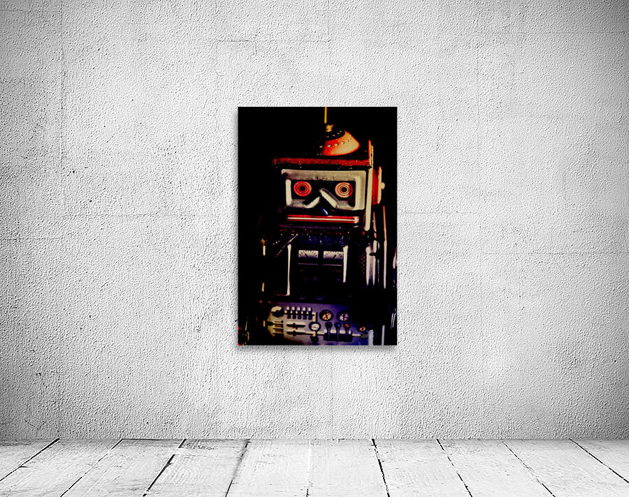 Retro mechanical robotics Wall Preview