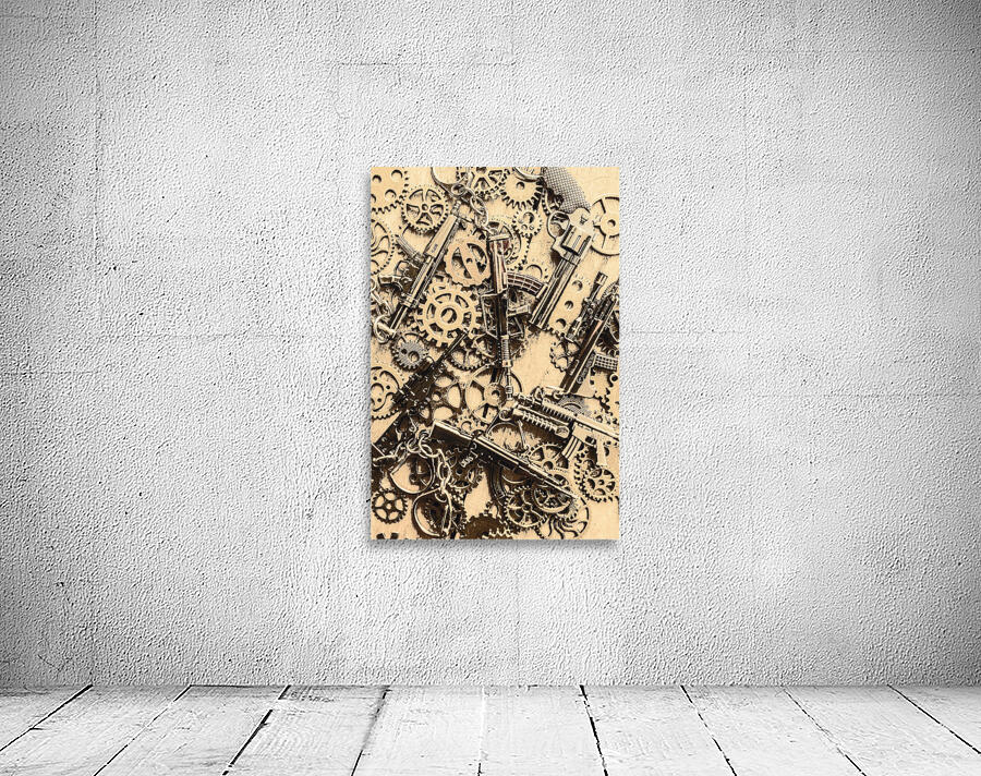 Pistol parts and rifle pinions Wall Preview