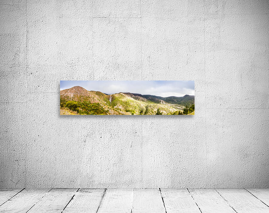 Queenstown Tasmania Wide Mountain Landscape Wall Preview