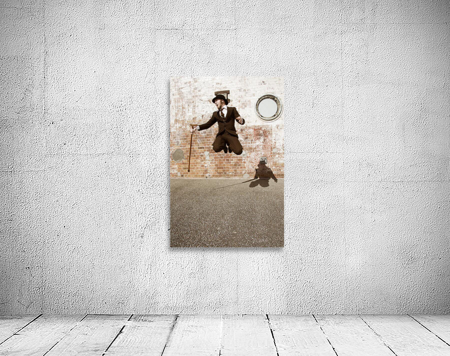 Man Jumping For Joy Wall Preview