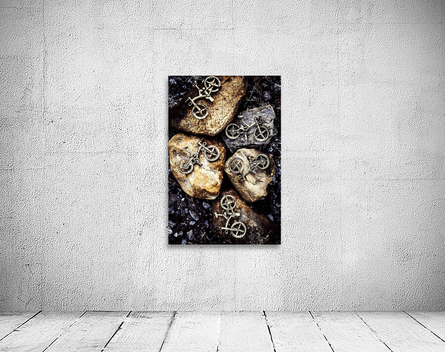 Biking trail scene Wall Preview