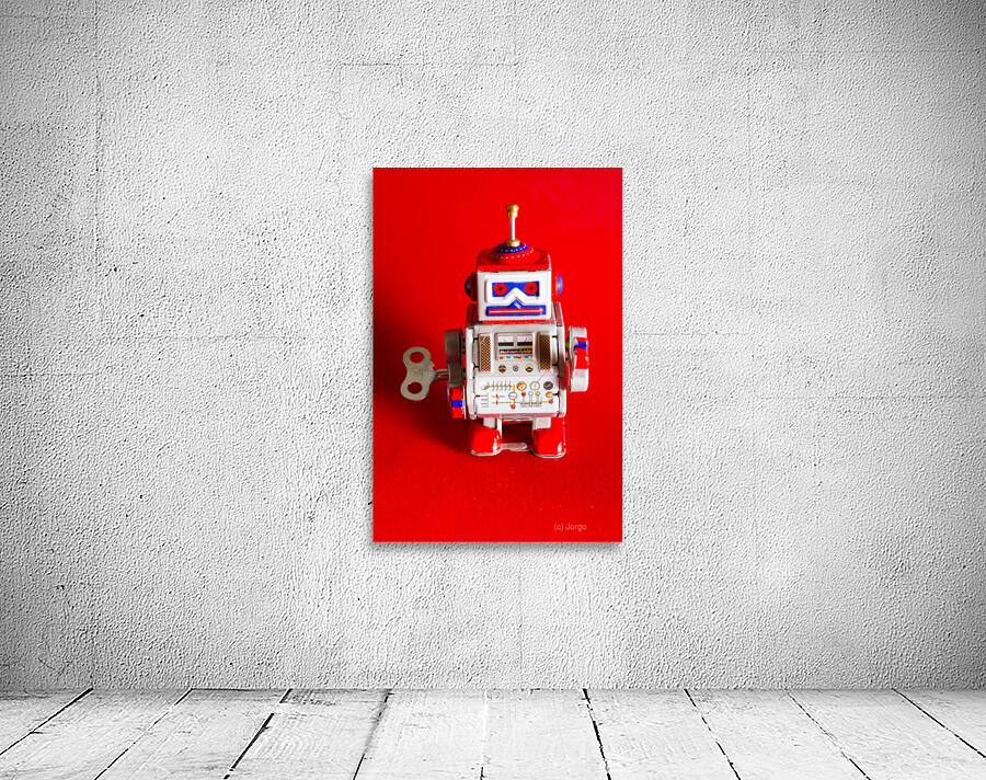 1970s wind up dancing robot Wall Preview