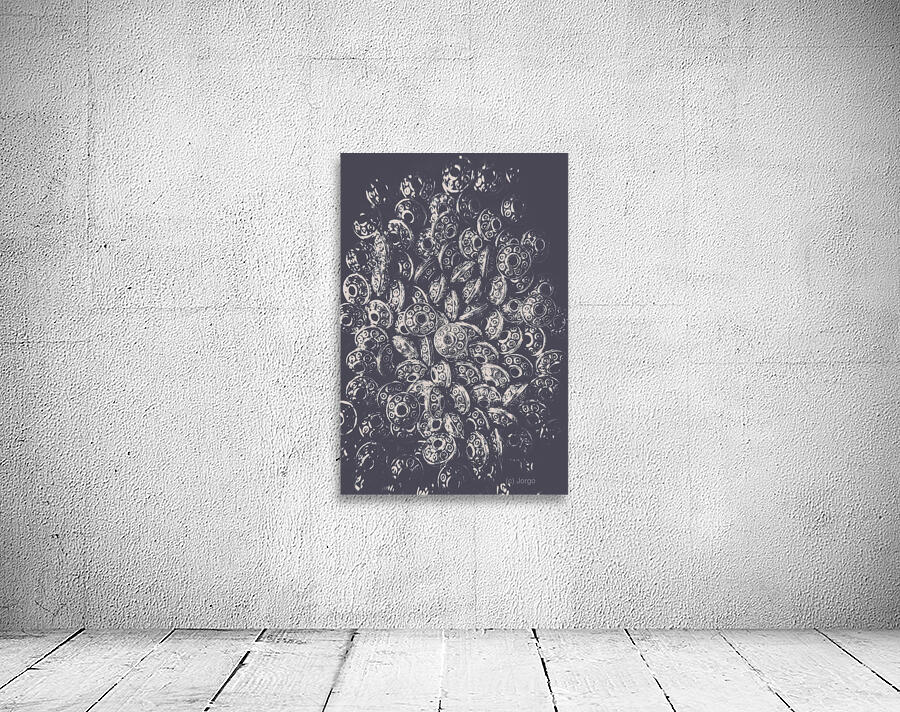 Silver saucers from outer space Wall Preview