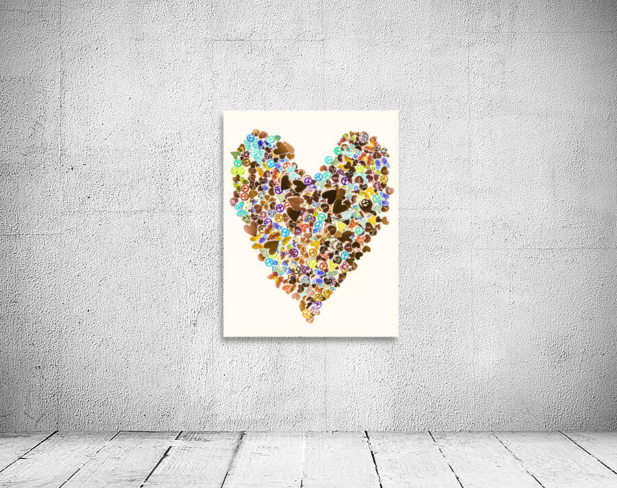 Heart of a hippie Wall Preview