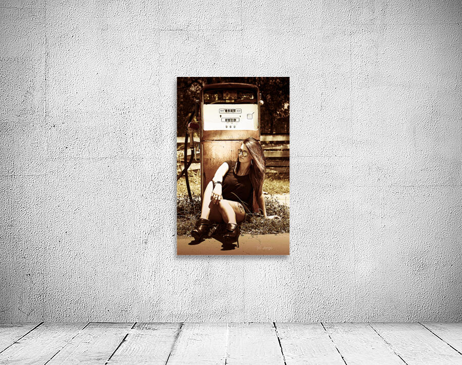 Vintage gas pump gal Wall Preview