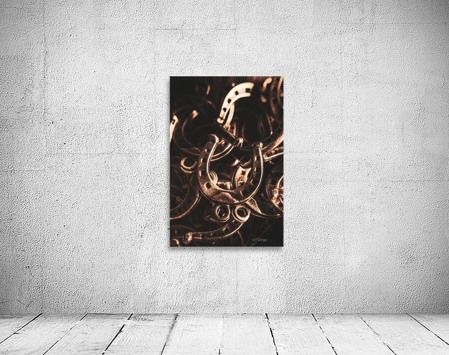 Rustic horse shoes Wall Preview