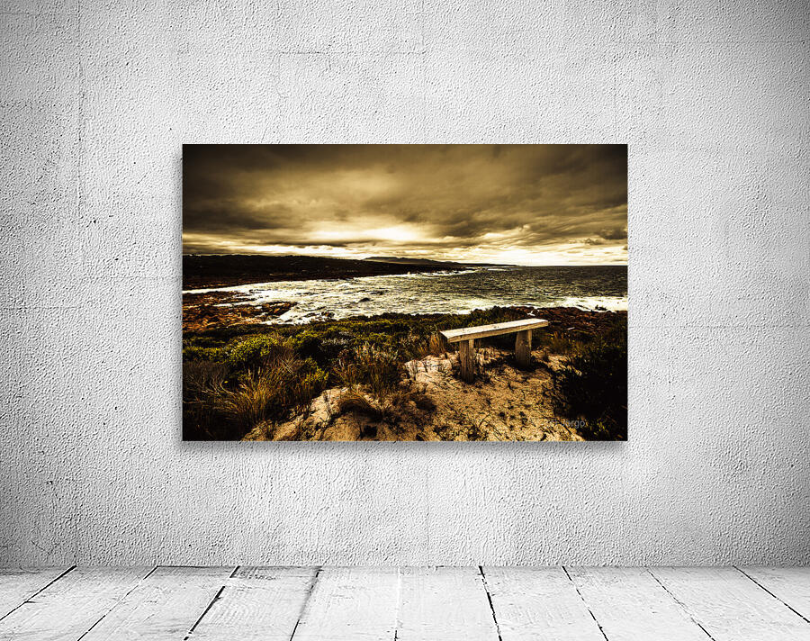 Atmospheric beach artwork Wall Preview