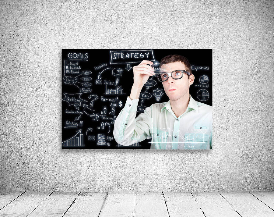 Success in planning a smart business strategy Wall Preview