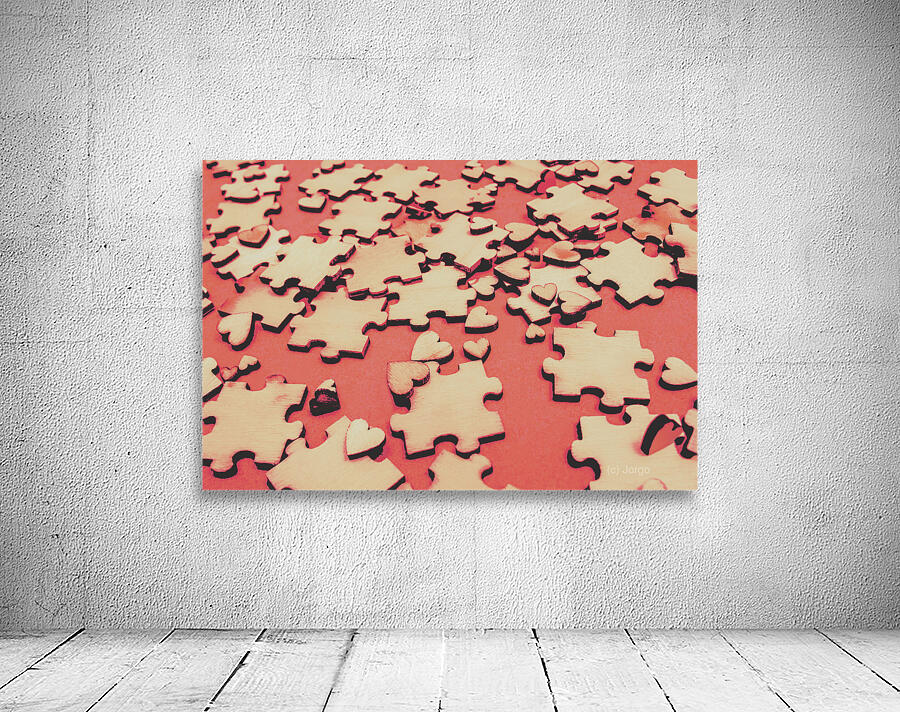 Unfinished hearts Wall Preview