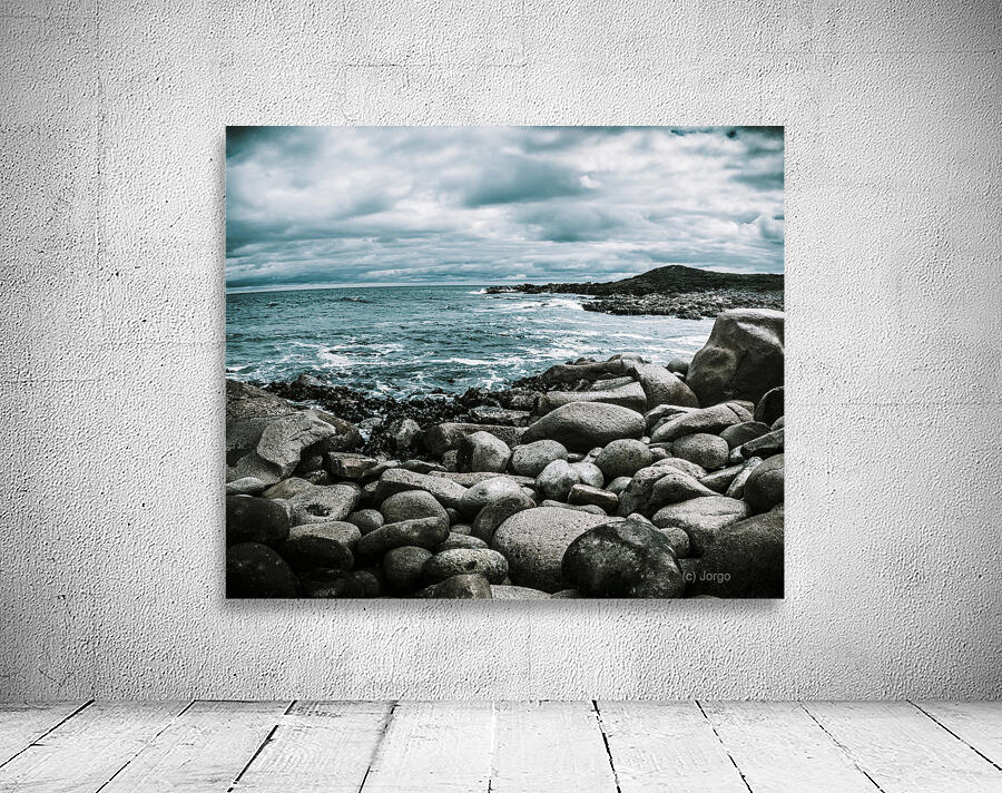 Atmosphere in a looming sea storm Wall Preview