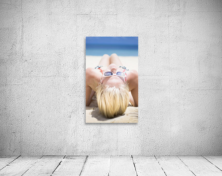 Summer Sun Beach Bather Wall Preview