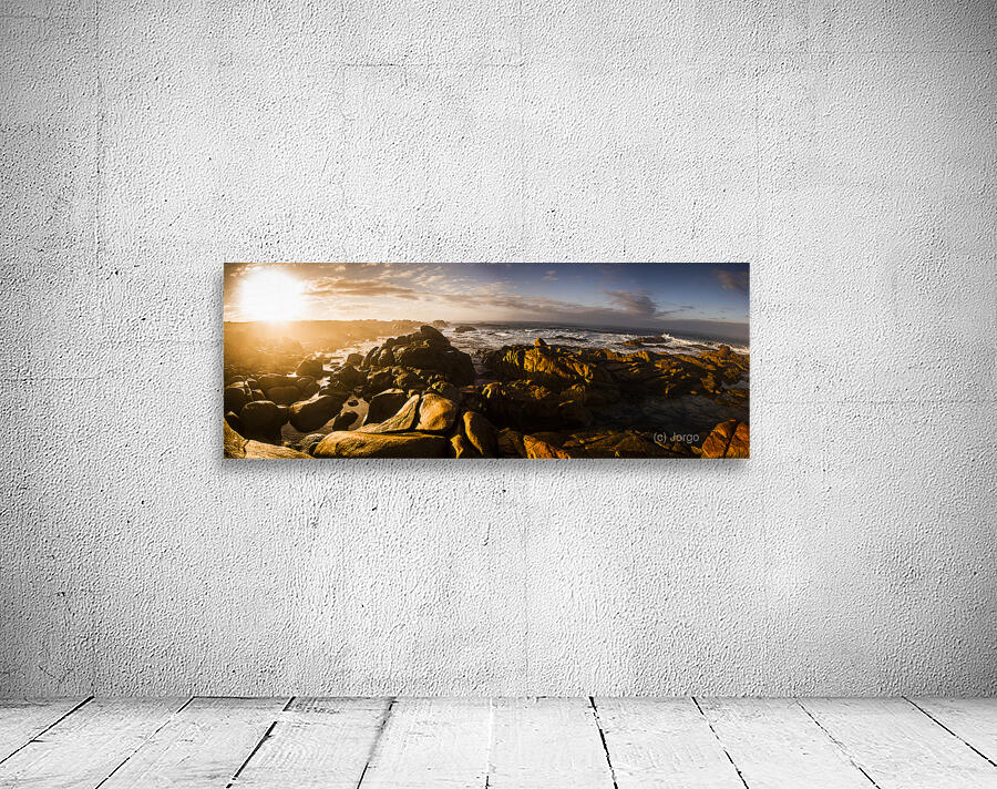 Morning ocean panorama Wall Preview