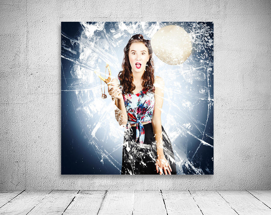 Hit and miss comic pin-up Wall Preview