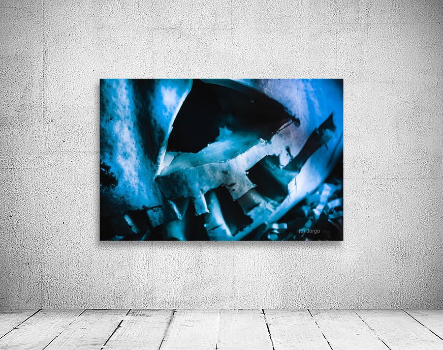 Scary Jack-o-lantern pumpkin detail Wall Preview