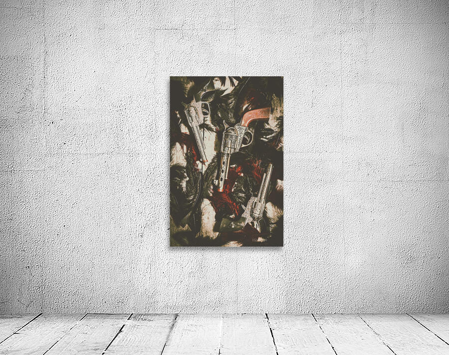 Playing cowboys and Indians Wall Preview