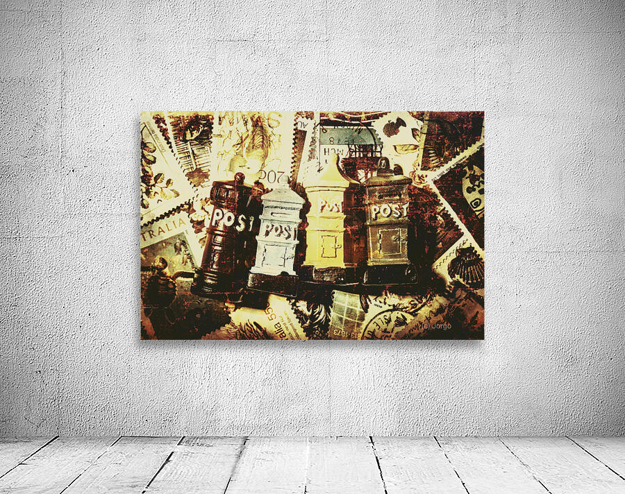 The vintage postage card Wall Preview