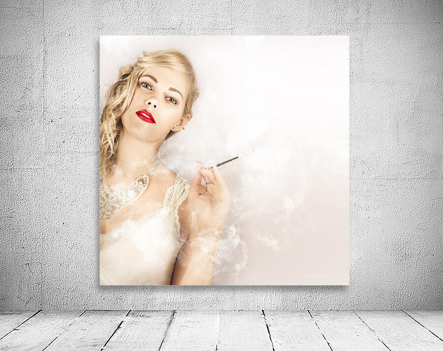 Beautiful Female Model Actress In Luxury Fashion Wall Preview