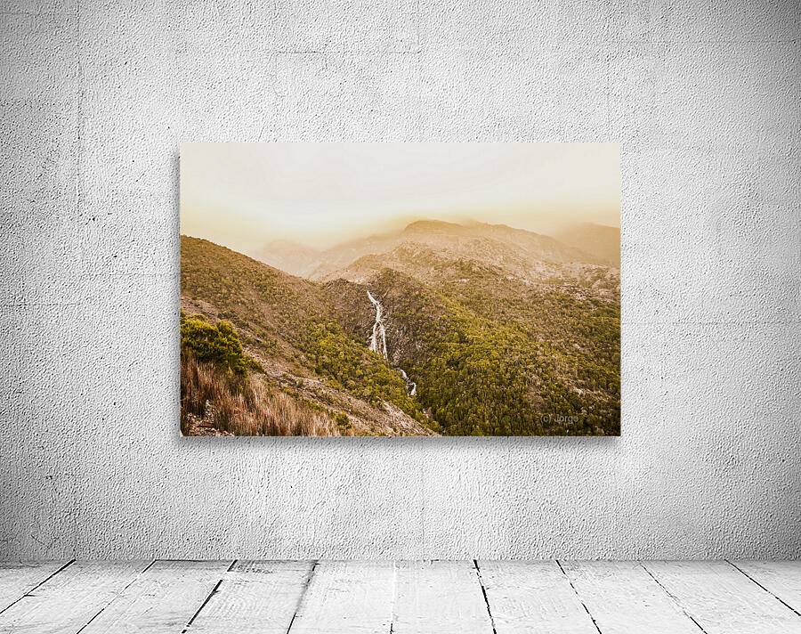 Rugged river waterfall  Wall Preview