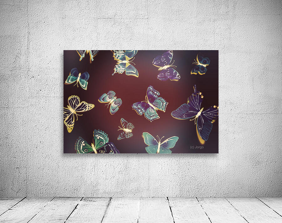 Paper wings. Dreamy flights Wall Preview