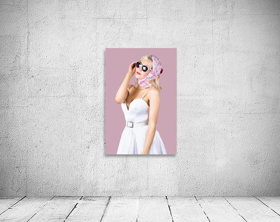 Classic fifties pinup woman Wall Preview