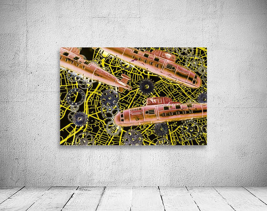 Mechanised waters  Wall Preview